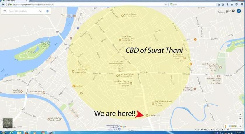 Regent Room Hotel Surat Thani Exterior foto